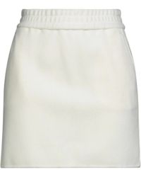 Max Mara - Solid-Color Flannel A-Line Skirt - Lyst