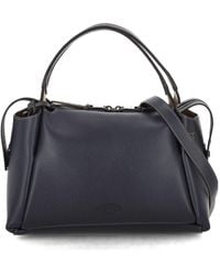Tod's - T Timeless Logo Debossed Tote Bag - Lyst