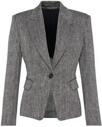 Brunello Cucinelli - Single-Breasted Tailored Blazer - Lyst