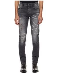 Amiri - Hollywood Studded Jeans - Lyst