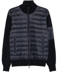Paul & Shark - Quilted Wool-Sleeve Jacket - Lyst