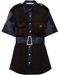 Peter Do - Twill Satin Blend Shirt - Lyst