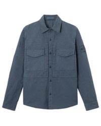 Stone Island - Logo Patch Overshirt - Lyst