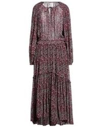 Isabel Marant - Floral Print Long-Sleeve Dress - Lyst