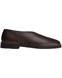Lemaire - Piped Crepe Slippers - Lyst