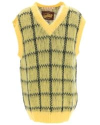 Marni - Checked Sleeveless Jumper - Lyst