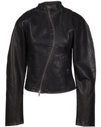 OTTOLINGER - Stand-Up Collar Denim Jacket - Lyst