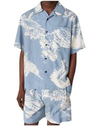 Bottega Veneta - Italian Postcard Silk Shirt - Lyst