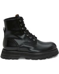 McQueen - Wander Combat Boots - Lyst