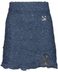 Yuzefi - Gonna Ruffled Detail Mini Skirt - Lyst
