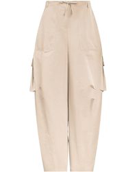 Alaïa - Alaïa Drawstring Cargo Pants - Lyst