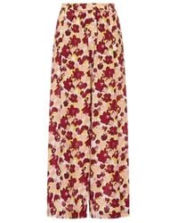 Marni - Secret Bouquet Floral Printed Trousers - Lyst