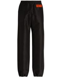 Heron Preston - Logo Patch Wide Leg Pants - Lyst