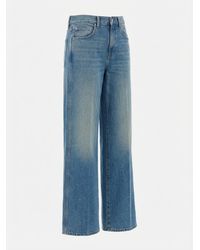 Gucci - Logo Patch Wide-Leg Jeans - Lyst