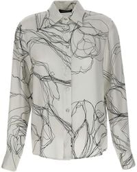 Fabiana Filippi - Pattern-Printed Long-Sleeved Shirt - Lyst