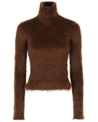 Dondup - Brushed-Effect Roll-Neck Sweater - Lyst
