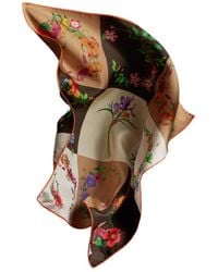 Gucci - Printed Silk Twill Bandana - Lyst