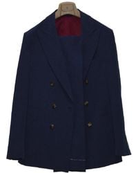 Brunello Cucinelli - Long-Sleeved Lapel Suit - Lyst