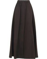 Co. - Elastic Waist Midi Skirt - Lyst