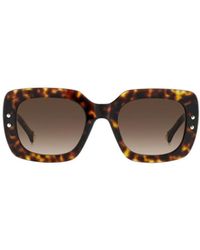Carolina Herrera - Square Frame Full Rim Sunglasses - Lyst