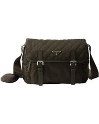Prada - Tessuto Quilted Shoulder Bag - Lyst