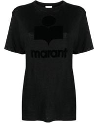 Isabel Marant - Isabel Marant Étoile Logo-Printed Crewneck T-Shirt - Lyst