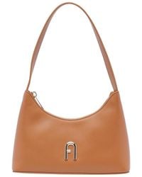 Furla - Diamante Logo Plaque Mini Shoulder Bag - Lyst
