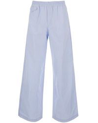 A.P.C. - Lou Striped Elastic-Waist Pants - Lyst