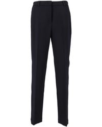 Peserico - Pressed-Crease Straight Leg Trousers - Lyst