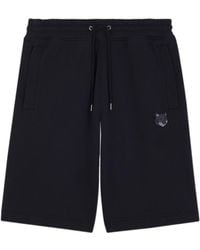 Maison Kitsuné - Maison Kitsuné Bold Fox Head Patch Oversize Jog Shorts - Lyst