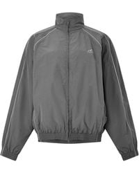 Balenciaga - Zip-Up Stand Collar Track Jacket - Lyst