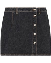 IRO - Button-Front Mini Skirt - Lyst