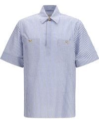 Valentino - Striped Button Detailed Shirt - Lyst