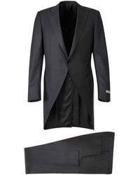 Canali - Long-Sleeved Suit Jacket And Trousers Two-Piece Set - Lyst