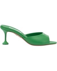 Aquazzura - Bisous 65 Mm Heeled Shoes Green - Lyst