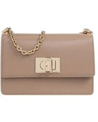 Furla - Logo Chain Shoulder Bag - Lyst