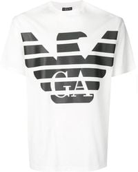 Emporio Armani - Printed T-Shirt - Lyst