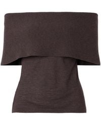 arch4 - Monroe Off-Shoulder Cashmere Knit Sweater - Lyst