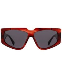 Max Mara - Geometric Frame Sunglasses - Lyst