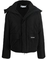 Off-White c/o Virgil Abloh - Diag-Print Puffer Jacket - Lyst