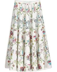 Dior - Iviera Mid-Length Flared Skirt - Lyst