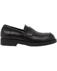 MM6 by Maison Margiela - Biker Washed-Suede Loafers - Lyst