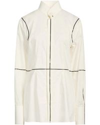 MM6 by Maison Margiela - Color Block Longsleeve Shirts - Lyst