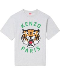 KENZO - Lucky Tiger Crewneck T-Shirt - Lyst