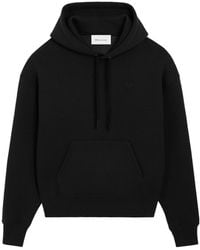 Ami Paris - Cotton Hoodie With Embossed Ami De Coeur - Lyst