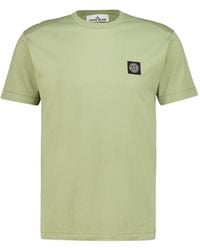 Stone Island - Logo Patch Short Sleeve T-Shirt - Lyst