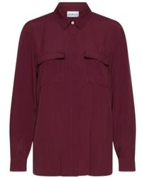 Marella - Patch-Pocket Silk-Blend Shirt - Lyst