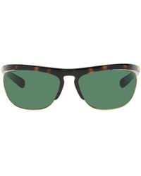 Bottega Veneta - Eyewear Shield Frame Sunglasses - Lyst