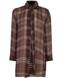 Saint Laurent - Patterned Long-Sleeve Shirt - Lyst