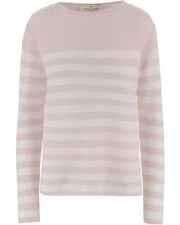 Bruno Manetti - Striped Cashmere Knitwear - Lyst
